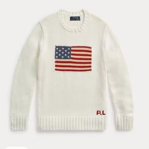 Ralph Lauren The Iconic Flag Sweater (Women’s Sm / Boys XL)